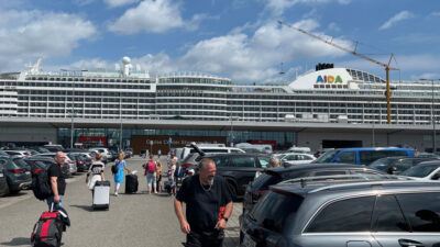 Aida – CheckIN und Abfahrt Hamburg